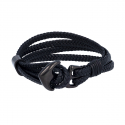 Bracelet Acier 316L cuir véritable 66M