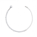 Collier 2MM coton imitation et Acier inoxydable 316L 50CM