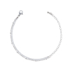 Collier 2MM coton imitation et Acier inoxydable 316L 50CM