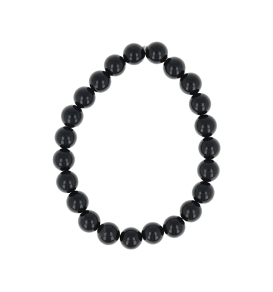 Bracelet elastique obsidienne 8MM