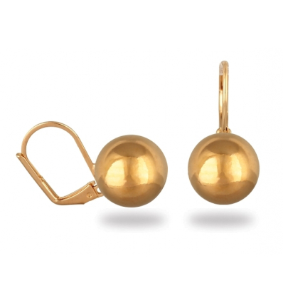 Gold plated earrings