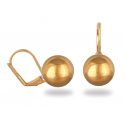 Gold plated earrings