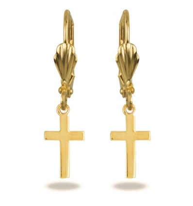 Gold plated earrings