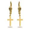 Gold plated earrings