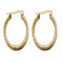 Gold plated earrings