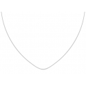 Collier fil de pêche avec fermoir argent rhodié 40cm 0.40grs