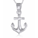 Pendentif argent ancre de marine