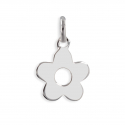 Pendentif argent rhodié marguerite 0.80grs