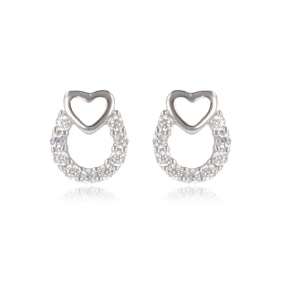 Boucle d'oreille argent