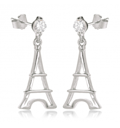 Boucle d'oreille argent