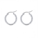 Boucles d'oreilles créoles acier 20MM