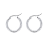 Boucles d'oreille créoles acier 20MM