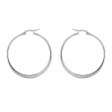 Boucles d'oreilles créoles acier 30MM