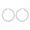 Boucles d'oreille créoles acier 40MM